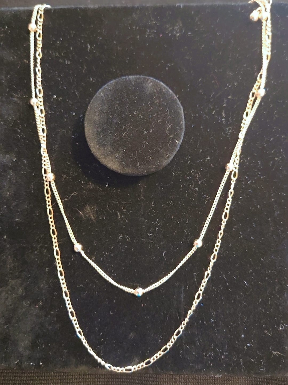 Delicate Gold Layered Beaded Necklace - Women